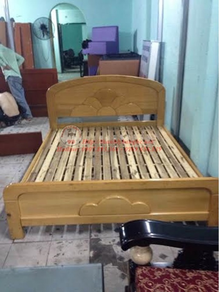Thanh Lý Giường Gỗ 1m6 G1